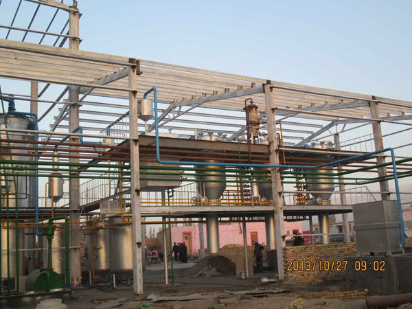 新疆庫爾勒龍康糧油公司棉籽油精煉設(shè)備工程項(xiàng)目